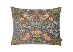 Strawberry Thief Slate Tapestry Cushion - 33x46cm (15"x18")
