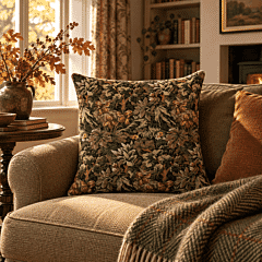 Verdure Walnut Tapestry Cushion - 46x46cm (18"x18")