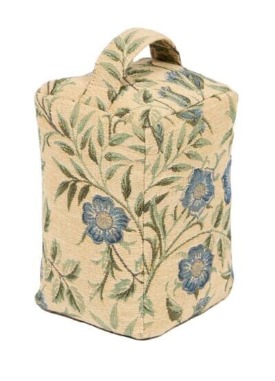 Morris Pimpernel Blue Tapestry Doorstop