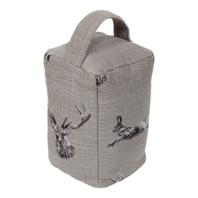 Stag & Hare Tapestry Doorstop