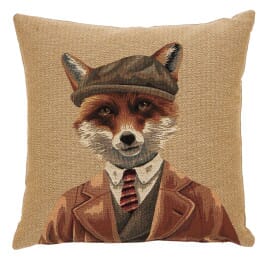 Mr Frank Fox Tapestry Cushion - 46x46cm (18"x18")