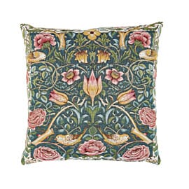 Tulip & Rose Blue Tapestry Cushion - 46 x 46cm
