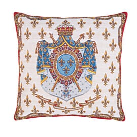 Royal Coat of Arms Tapestry Cushion - 46 x 46cm