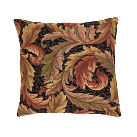 Acanthus & Lily Autumn Tapestry Cushion - 46x46cm (18"x18")