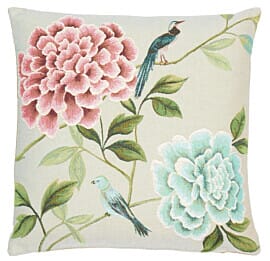 Birds & Hydrangeas Tapestry Cushion - 46 x 46cm