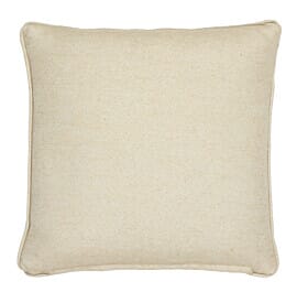 Country Linen Plain Piped Tapestry Cushion - 45x45cm (18"x18")