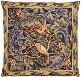 Birds & Acanthus Tapestry Cushion - 46x46cm (18"x18") - Last 2 remaining!