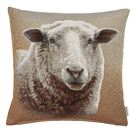 Wooliam Sheep Woven Cushion - 42x42cm (17"x17")