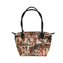 Brueghel Life Tapestry Bag - 34 x 19 x 11cm