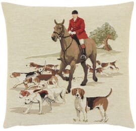 Hunting III Tapestry Cushion - 46x46cm (18"x18")