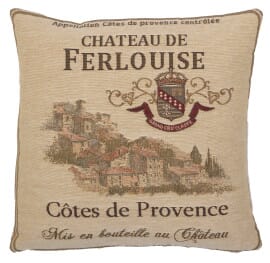Chateau de Ferlouise Cushion with Feather Filler - 33x33cm (13"x13")