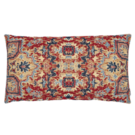 Ancient Aztec Tile Woven Cushion - 30x55cm (12"x22")