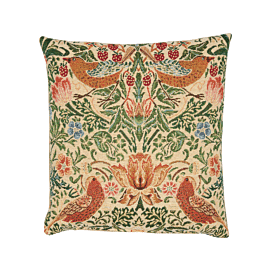 Strawberry Thief Natural Woven Cushion - 30x30cm (12"x12")