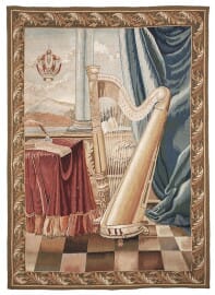 The Harp Handwoven Tapestry - 208 x 147 cm (6'10" x 4'10") - Requires Rod Size 4 - Last Piece Remaining!