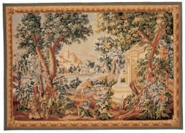 Chien a la Fontaine Handwoven Tapestry - 147 x 208 cm (4'10" x 6'10") - Requires Rod Size 5