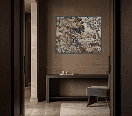 Woodland Verdure Handwoven Tapestry - 75 x 90 cm (2'5" x 2'11") - Requires Rod Size 2 - Last Piece Remaining!