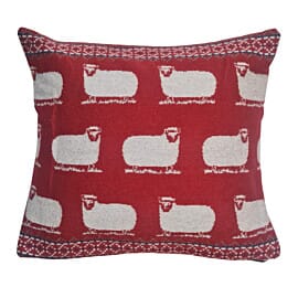 Highland Sheep 100% Wool Cushion with Feather Filler - 46x46cm (18"x18") - Last Two Pieces Remaining!