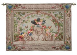 Grand Beauvais Vase Loom Woven Tapestry - 144 x 214 cm (4'9" x 7'0") - Requires Rod Size 5 - Last Piece Remaining!