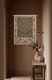 Tree of Life - Earth Loom Woven Tapestry - 92 x 70 cm (3'0" x 2'4") - Requires Rod Size 2 
