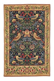 Strawberry Thief Loom Woven Tapestry - 75 × 46 cm (2′6" × 1′6") - Requires Rod Size 1