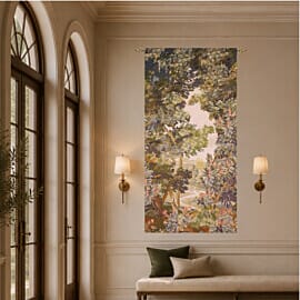 Verdure Beauvais Loom Woven Woolblend Tapestry - 2 Sizes Available