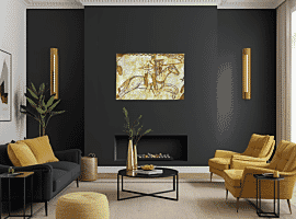 Knight and Charger Loom Woven Tapestry - 93 x 137 cm (3'1" x 4'6") - Requires Rod Size 4 - Last Piece Remaining!