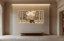 Château de Chambord Tapestry - 150 x 275 cm (4'11" x 9'0") - Requires Rod Size 6