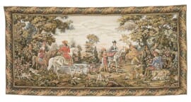 Horsemanship Loom Woven Tapestry - 86 x 175 cm (2'10" x 5'9") - Requires Rod Size 5