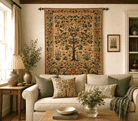 Tree of Life - Light Loom Woven Tapestry - 4 Sizes Available