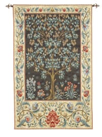 Tree of Life - Dark Loom Woven Tapestry - 2 Sizes Available