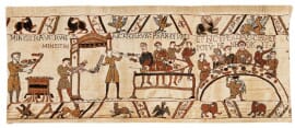 Bayeux - Banquet Loom Woven Tapestry - 92 x 224 cm (3'0" x 7'4") - Requires Rod Size 5 - Last Piece Remaining
