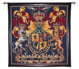 The Stuart Crest Loom Woven Tapestry - 2 Sizes Available