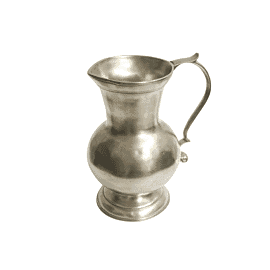 Pewter Pitcher - Approx. H.19 x W.16 cm - Last Piece Remaining!