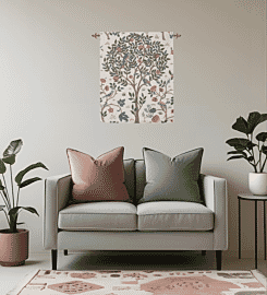 Kelmscott Tree Printed Tapestry - 75 x 61 cm (2'6" x 2'0") - Requires Rod Size 2