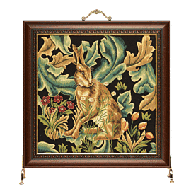 Forest Hare Tapestry Firescreen
