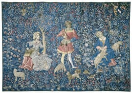 Le Travail de la Laine Silkscreen Tapestry - 220 x 325 cm (7'3" x 10'8") - Requires Concealed Wooden Batten