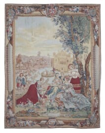 Le Concert d'Avril (Woollen) Silkscreen Tapestry - 244 x 182 cm (8'0" x 6'0") - Requires Rod Size Size 5