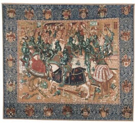 Le Tournoi Silkscreen Tapestry - 206 x 234 cm (6'9" x 7'8") - Requires Rod Size Size 6
