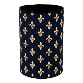 Fleur de Lys - Blue Tapestry Waste Bin