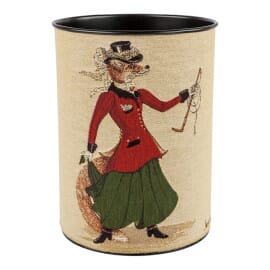 Lady Fenella Fox Tapestry Waste Bin