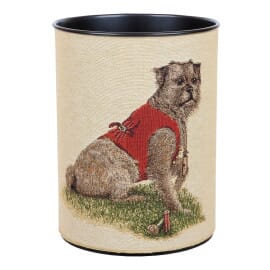 Rt. Hon. Thomas Terrier Tapestry Waste Bin