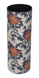 Morris Anemone Blue Rust Tapestry Umbrella Stand