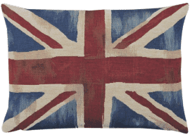 Union Jack - Vintage Tapestry Cushion - 33x46cm (13"x18")