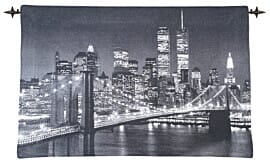 Brooklyn Bridge Loom Woven Tapestry - 60 x 90 cm (2'0" x 2'11") - Requires Rod Size 2 - Last Piece Remaining!