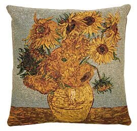 Van Gogh Sunflowers Tapestry Cushion - 46x46cm (18"x18")