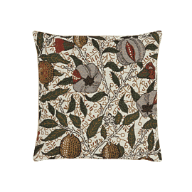 Morris Fruits Tapestry Cushion with Feather Filler - 33x33cm (13"x13")