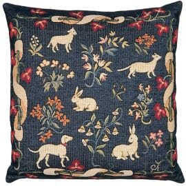 Medieval Animals Tapestry Cushion - 46x46cm (18"x18")
