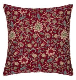 Evenlode Red Tapestry Cushion - 46x46cm (18"x18")