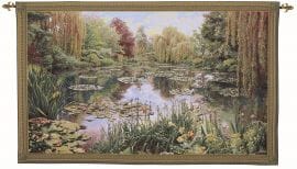 Lake Giverny Loom Woven Tapestry - 2 Sizes Available