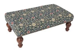 Morris Evenlode Blue Large Stool